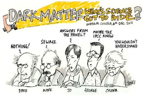 Dark Matter Cartoon by Josh at www.cartoonsbyjosh.com